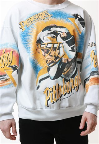 1993 CANADIAN PENGUINS GRAPHICS VINTAGE SWEATSHIRT 17047