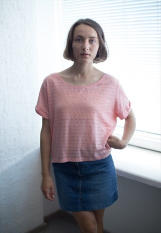 VINTAGE 90'S PEACH PINK T-SHIRT