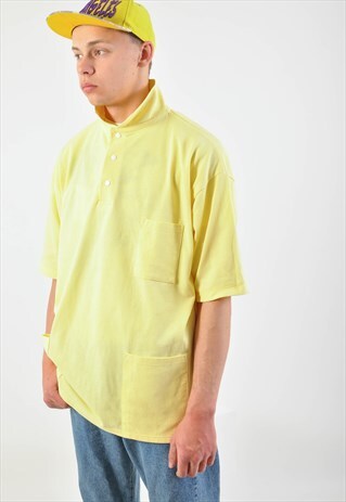 VINTAGE POLO SHIRT IN YELLOW