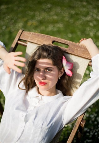LOOSE VINTAGE WHITE SHIRT