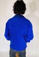 VINTAGE SIZE L REGATTA FLEECE SWEATSHIRT IN BLUE