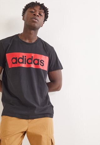 VINTAGE ADIDAS T-SHIRT BLACK