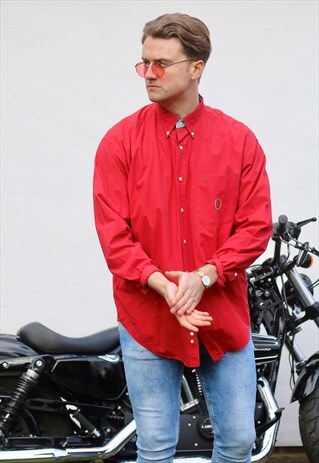 TOMMY HILFIGER USA SCARLET RED VINTAGE SHIRT