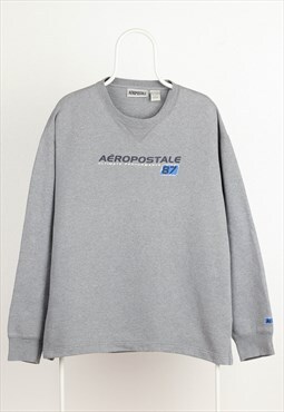 Vintage Aeropostale Crewneck Sweatshirt Grey