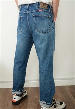 Vintage 90s Wrangler jeans Faded Blue 36x29"