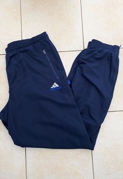 Vintage Adidas 1990s navy blue tracksuit bottoms XL