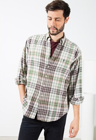 VINTAGE POLO RALPH LAUREN SHIRT / S4870