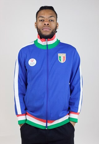 VINTAGE NIKE ITALIA ZIP UP 90'S SPORTS JACKET