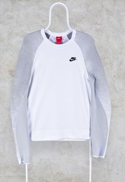 Nike White Sweatshirt Tech Fleece Medium