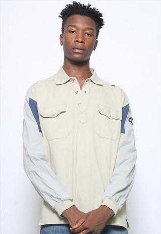 VINTAGE NAPAPIJRI 1/4 BUTTON SHIRT