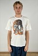 90's Single Stitch Vintage T-Shirt Men's White