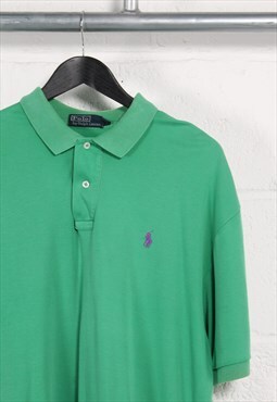 Vintage Polo Ralph Lauren Polo Shirt in Green Large