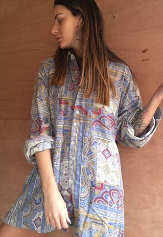 OVERSIZED RETRO 90S 80S VINTAGE UNISEX FESTIVAL SHIRT