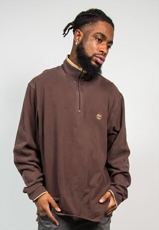 TIMBERLAND QUARTER ZIP SWEATSHIRT