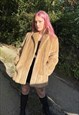 VINTAGE 70S FAUX FUR THICK WINTER COAT