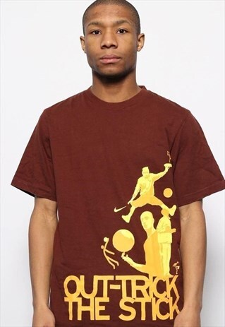 VINTAGE NIKE T-SHIRT BROWN