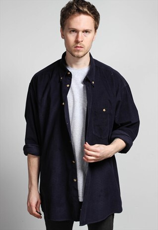 VINTAGE OVERSIZED CORDUROY SHIRT