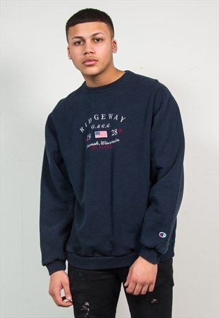 CHAMPION USA SWEATSHIRT COLLEGE STYLE RIDGEWAY WISCONSIN