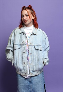 Guess Vintage 90's Denim Blue Jacket