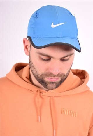 NIKE MENS VINTAGE CAP ONE SIZE BLUE 90'S