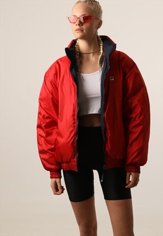 VINTAGE FILA REVERSIBLE PADDED JACKET