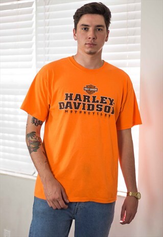 VINTAGE HARLEY DAVIDSON T-SHIRT LOGO 90S X 8.1