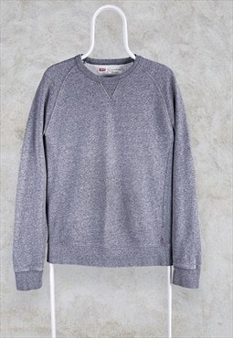 Grey Levi's Sweatshirt Pullover Mens Small