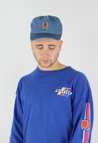 TOMMY HILFIGER CREST VINTAGE DAD BASEBALL HAT