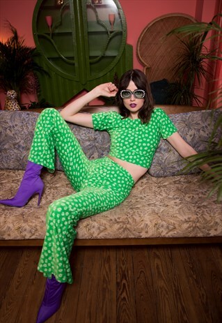 BRITNEY GREEN TWINSET