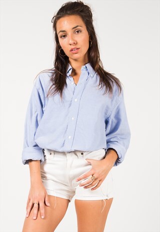 VINTAGE 80S TOMMY HILFIGER SHIRT / S4266