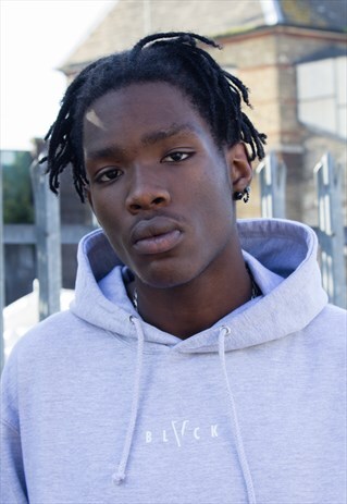 NEW IN - HEATHER GREY LOGO HOODIE