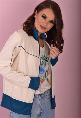 CREAM NIKE SHELL JACKET GTJ3413