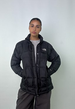 Black 90s The North Face 600 Series Puffer Jacket Coat 