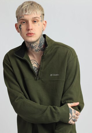 VINTAGE COLUMBIA 1/4 ZIP SWEATSHIRT