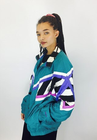 VINTAGE HEADL 80S RAVE WINDBREAKER JACKET