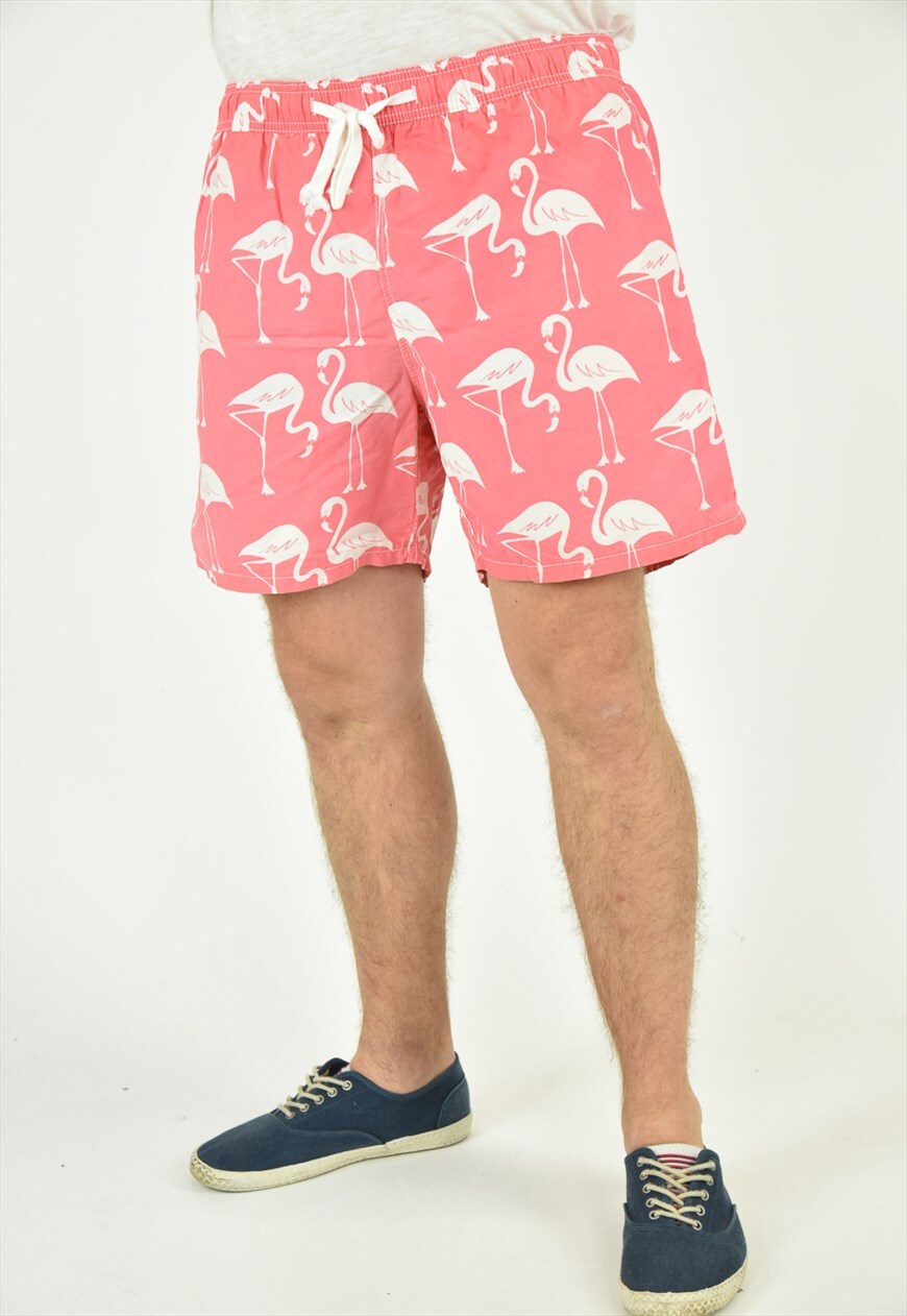 old navy flamingo swim trunks