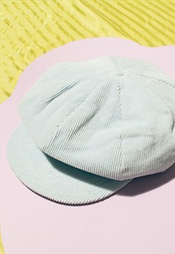 Vintage Gatsby Hat Cord Y2K Pastel Newsboy Cap
