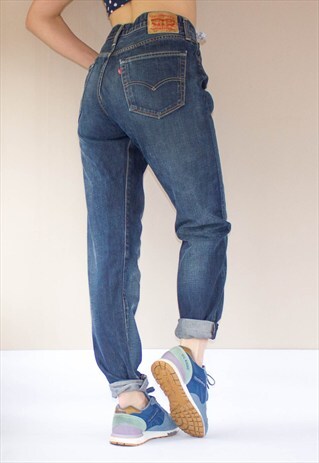 VINTAGE 90'S 501 STRAIGHT LEG WESTERN LEVI JEANS