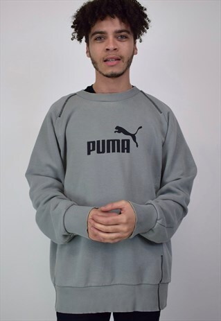 VINTAGE 90'S PUMA GREY SWEATSHIRT