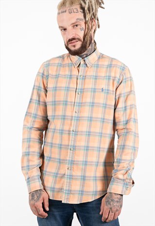 VINTAGE 80S WINTER POLO RALPH LAUREN SHIRT / S7978