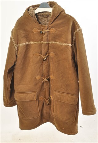 VINTAGE 00S FAUX SHEARLING COAT