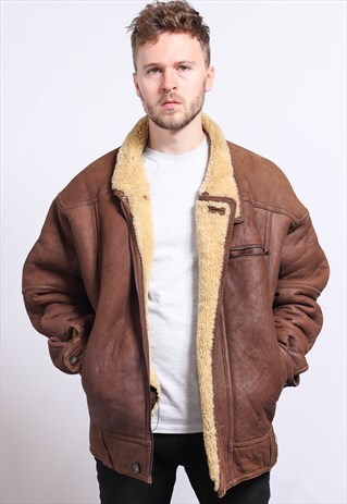 VINTAGE SUEDE AVIATOR JACKET