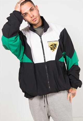 VINTAGE 80S PUMA SHELL SPORT JACKET / S1076