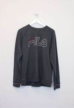 Vintage Fila sweatshirt in Grey. Best fits L