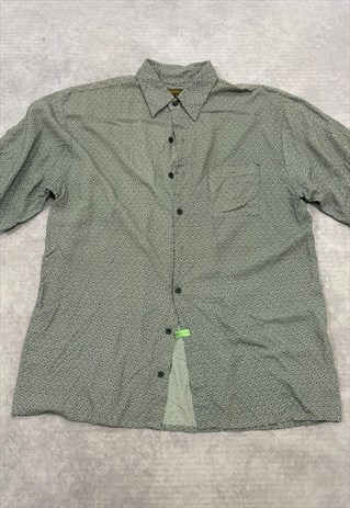 VINTAGE PATTERNED SHIRT MEN'S L