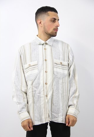 VINTAGE NAVAJO PATTERNED SHIRT