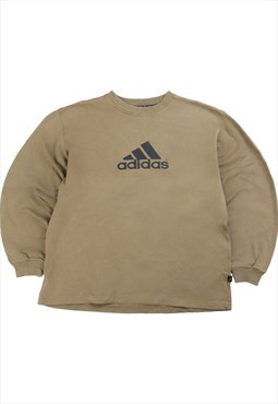 Vintage  Adidas Sweatshirt Spellout Heavyweight Crewneck
