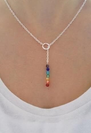 CHAKRA NECKLACE - LARIAT NECKLACE