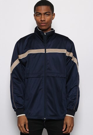 VINTAG KAPPA LOGO TRACK JACKET NAVY BLUE