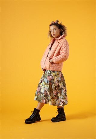 VINTAGE PASTEL PINK PUFFA JACKET